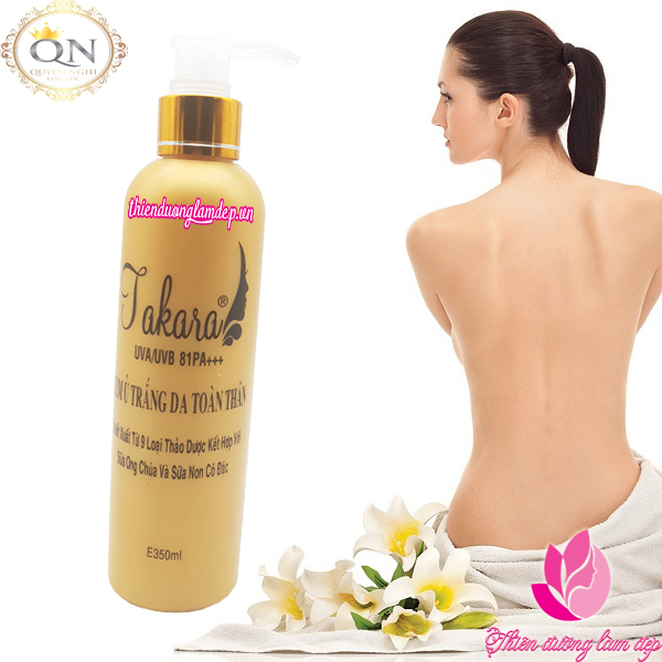 Kem ủ trắng da toàn thân TAKARA - 350ml