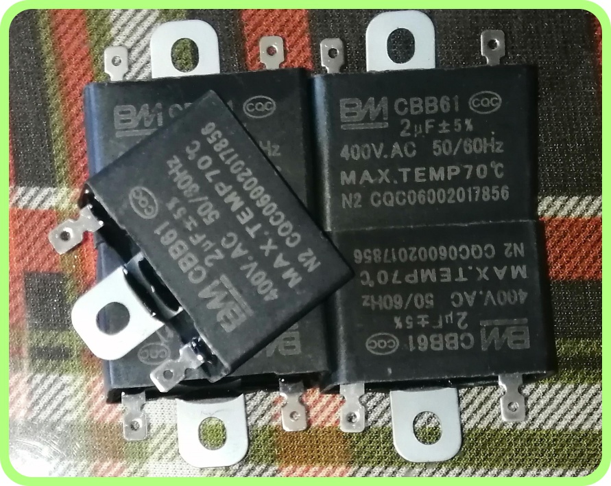 Tụ điện quạt hiệu BM - CBB61 - Bộ 4 cái