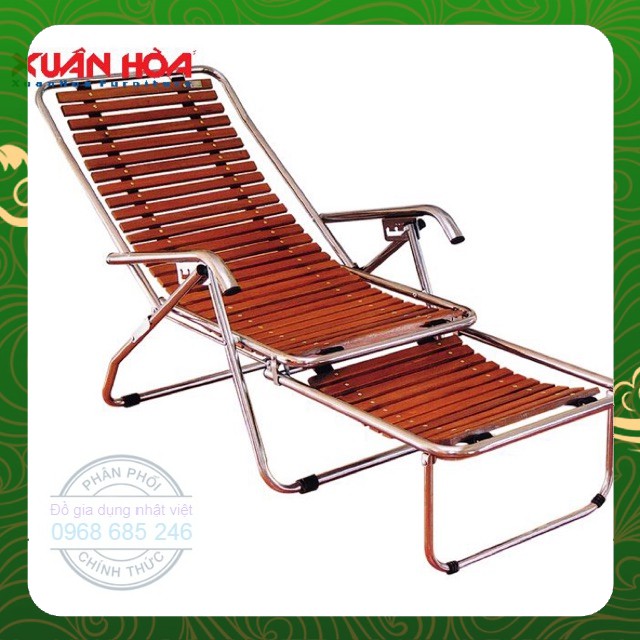 Ghế xích đu Xuân Hoà - vân gỗ inox cao cấp