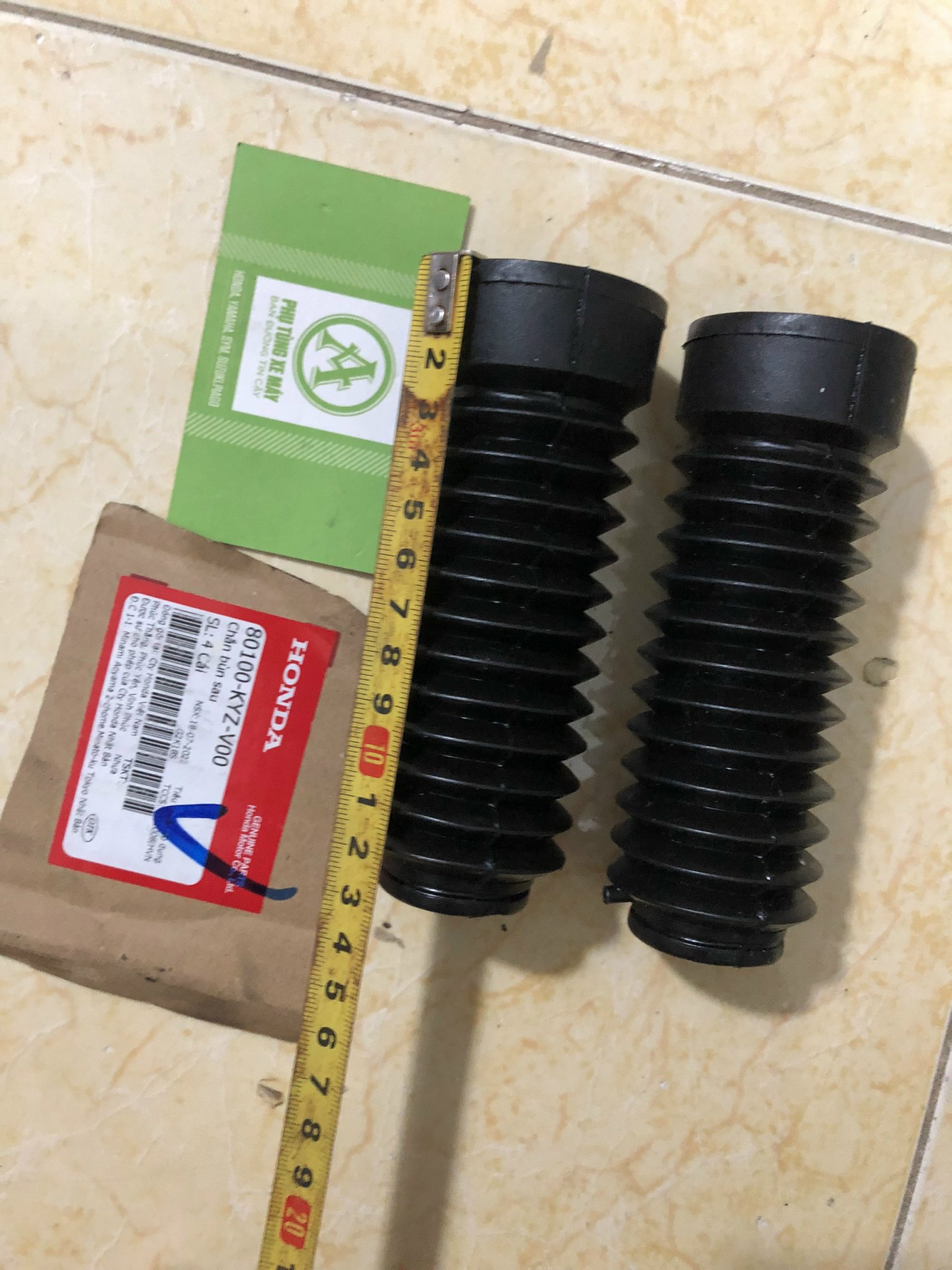 Cao su phuộc win 100 dài 13cm