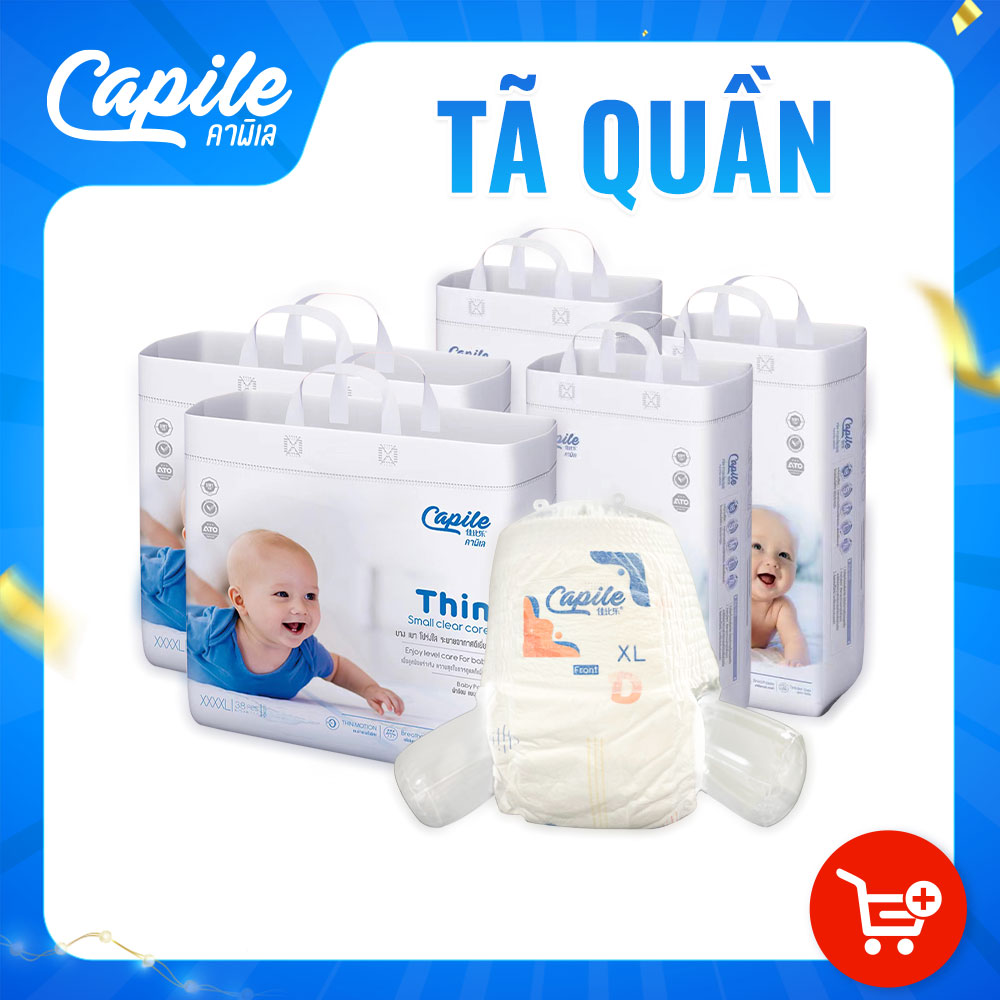 Tã/Bỉm CAPILE loại quần - FULL Size - dành cho bé