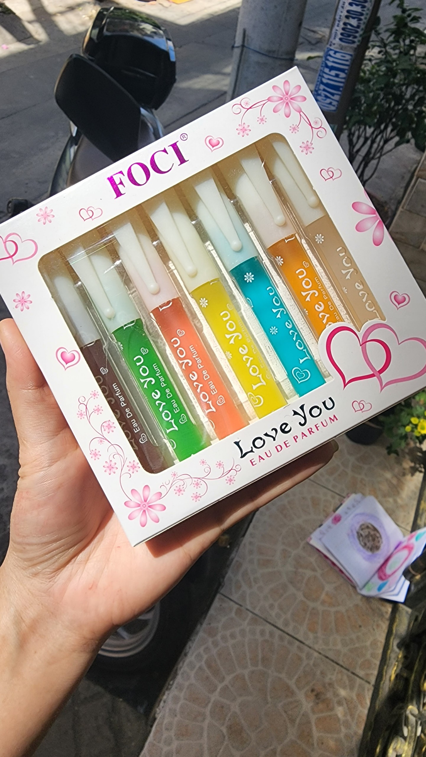 Combo 7 chai nước hoa bút cực thơm