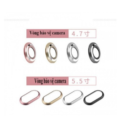 Bộ combo bảo vệ camera + nút home + nút chống bụi tai nghe iphone 7plus 8plus