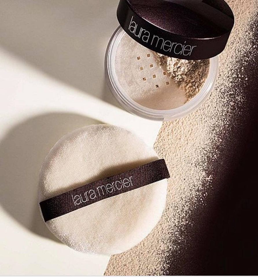 Set phấn phủ và nhũ kẻ mắt LAURA MERCIER mini size