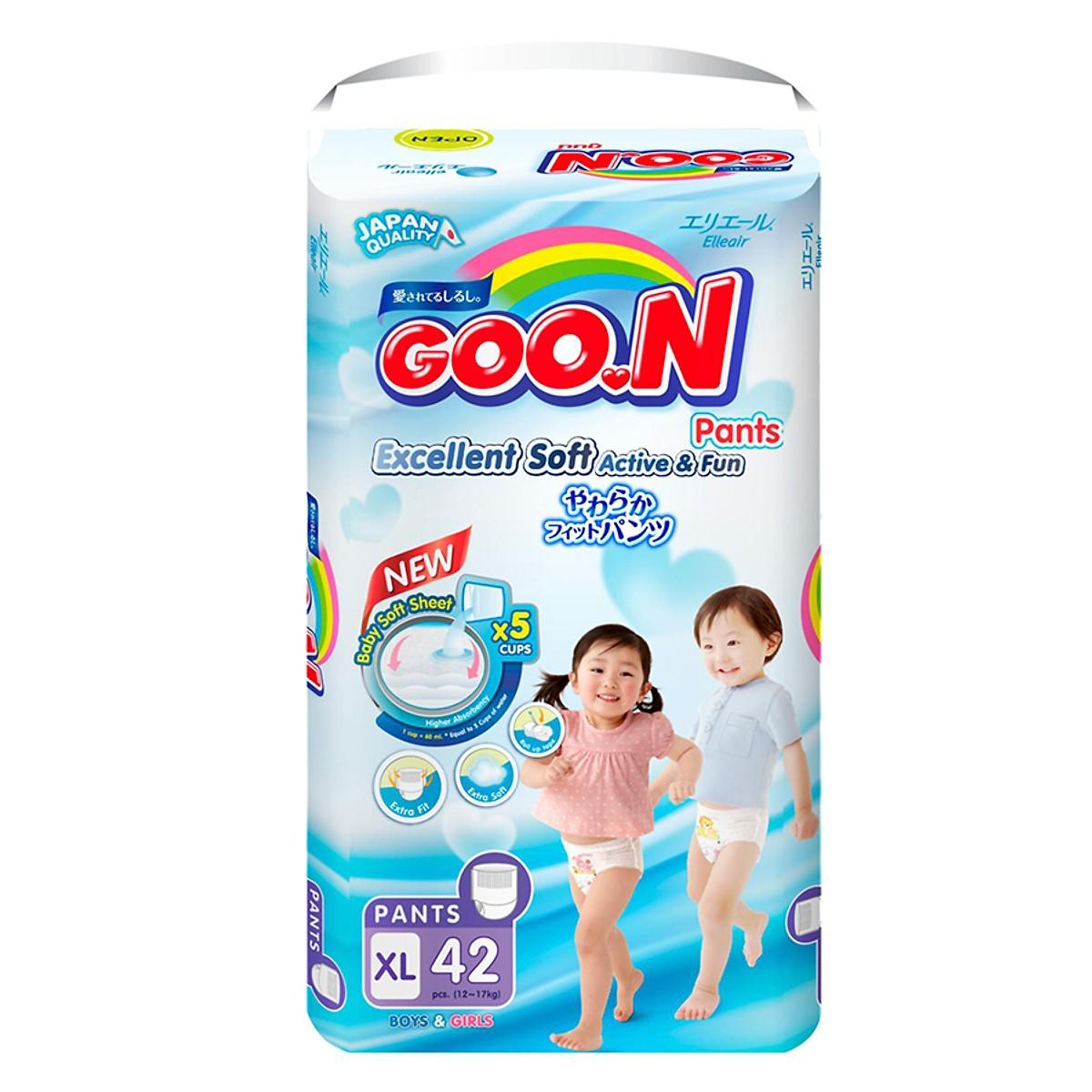 [HCM]Bỉm Goo.n Slim quần XL42