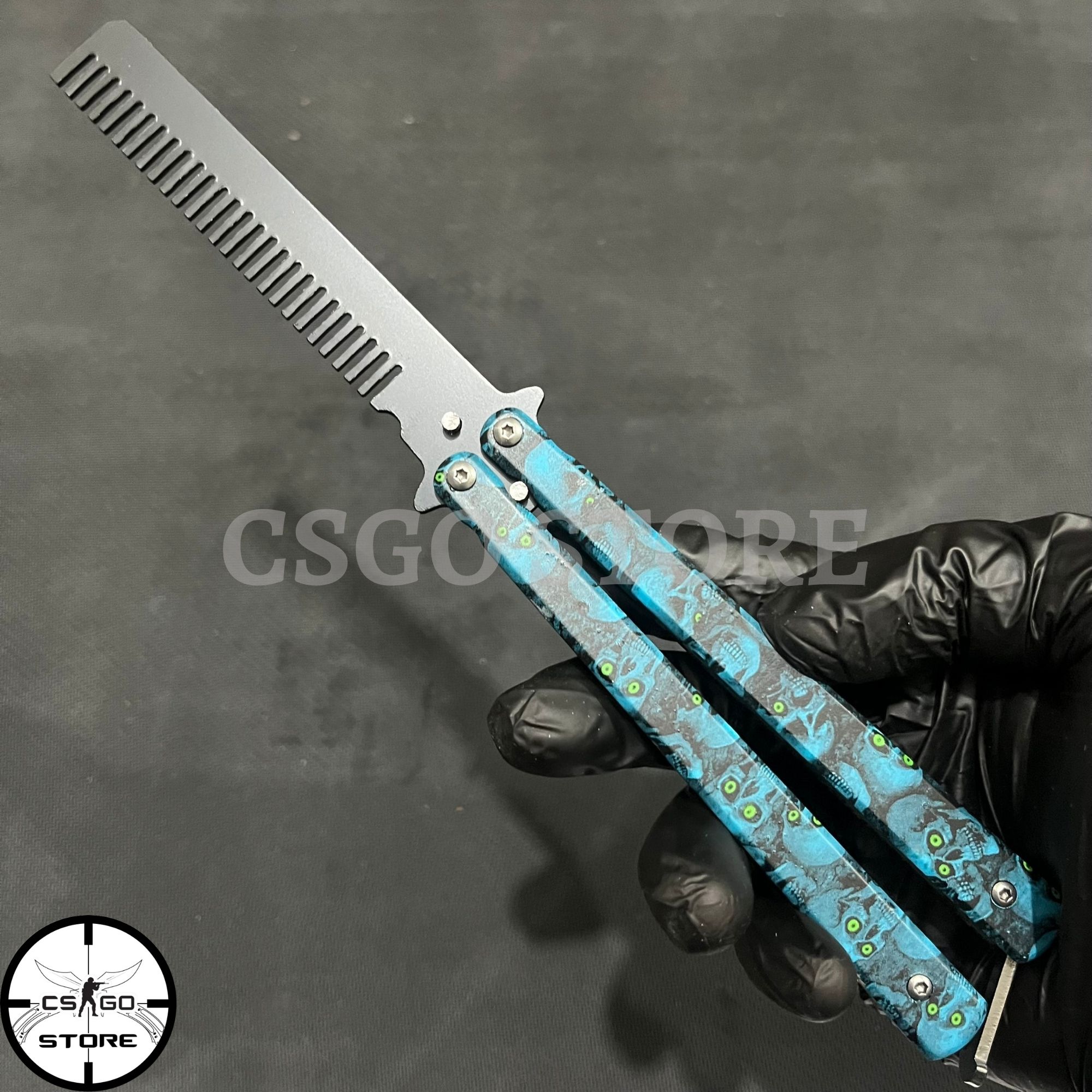 Lược thép gấp gọn chải tóc cán ghép tại Csgo Store