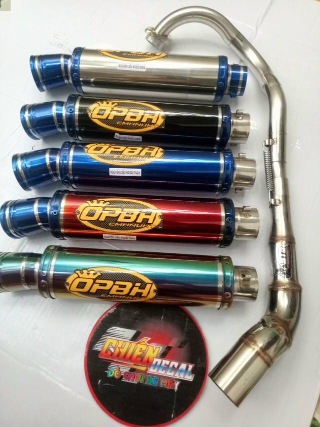 Pô OPBH full cổ 2 khúc vảnh lắp exciter 150.