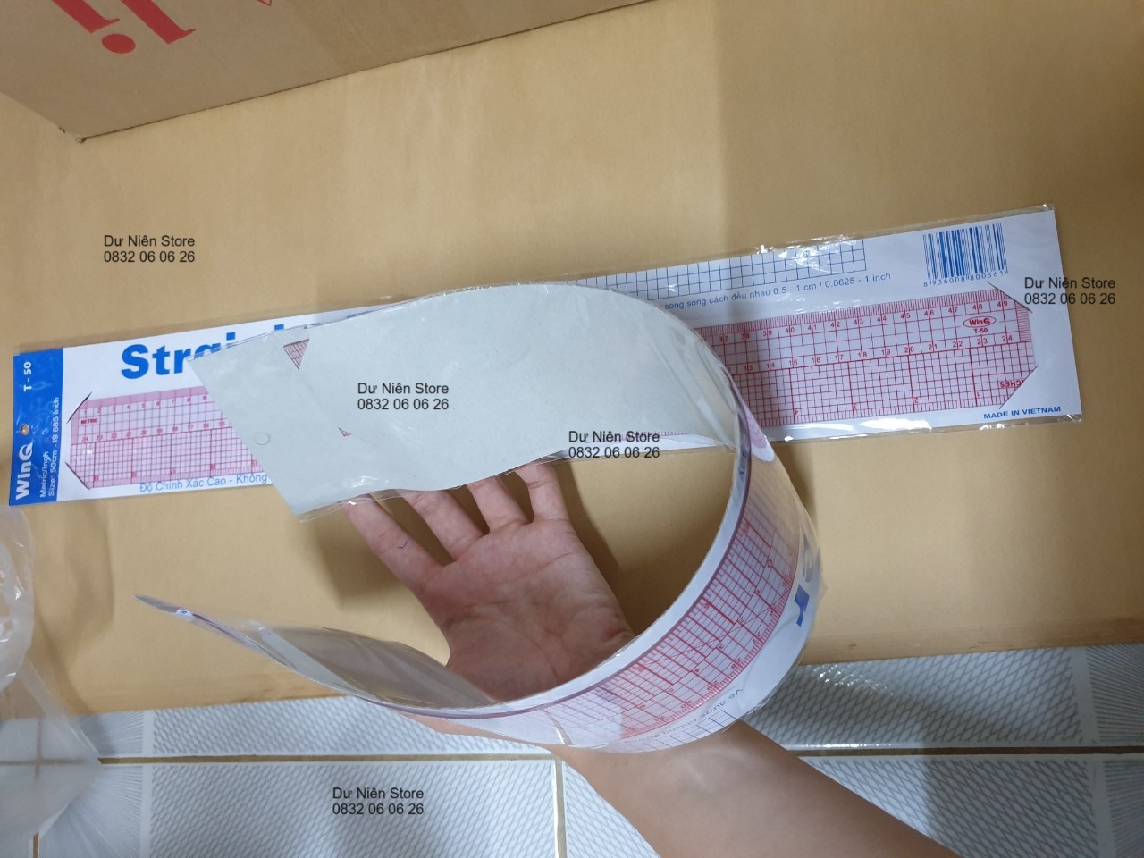 Winq T-50 50cm Straight Ruler.