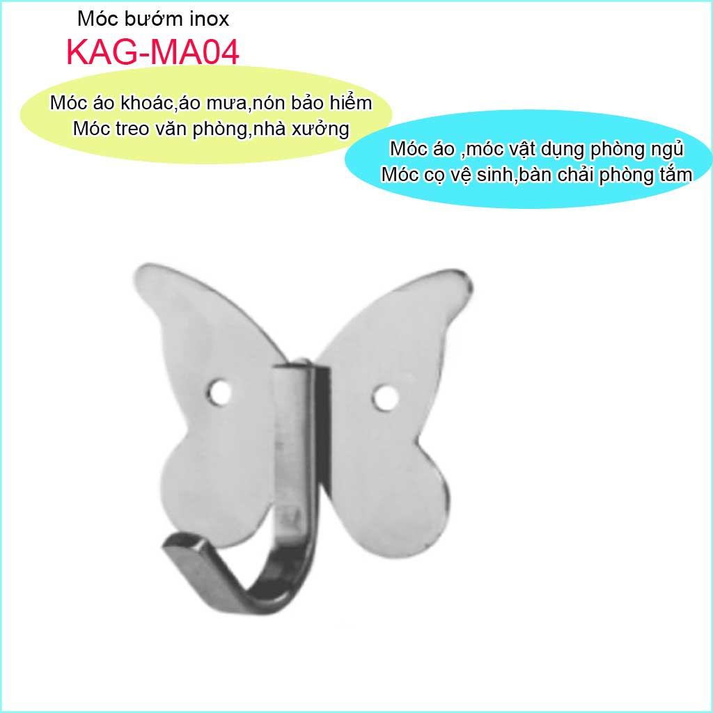 [HCM]Móc áo đơn Inox SUS304 móc áo inox 304 cao cấp Móc inox Roca KAG-MA04