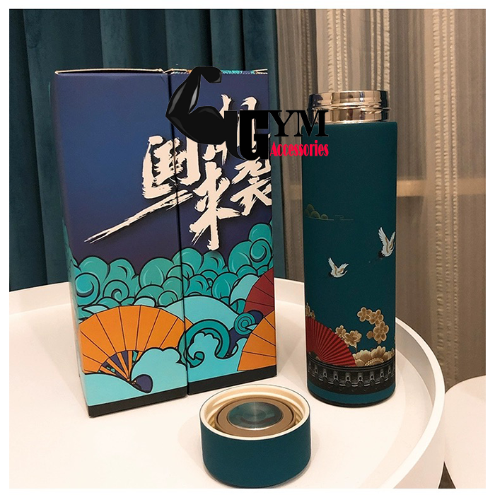 Bình Giữ Nhiệt Hoa Văn Nhiều Màu