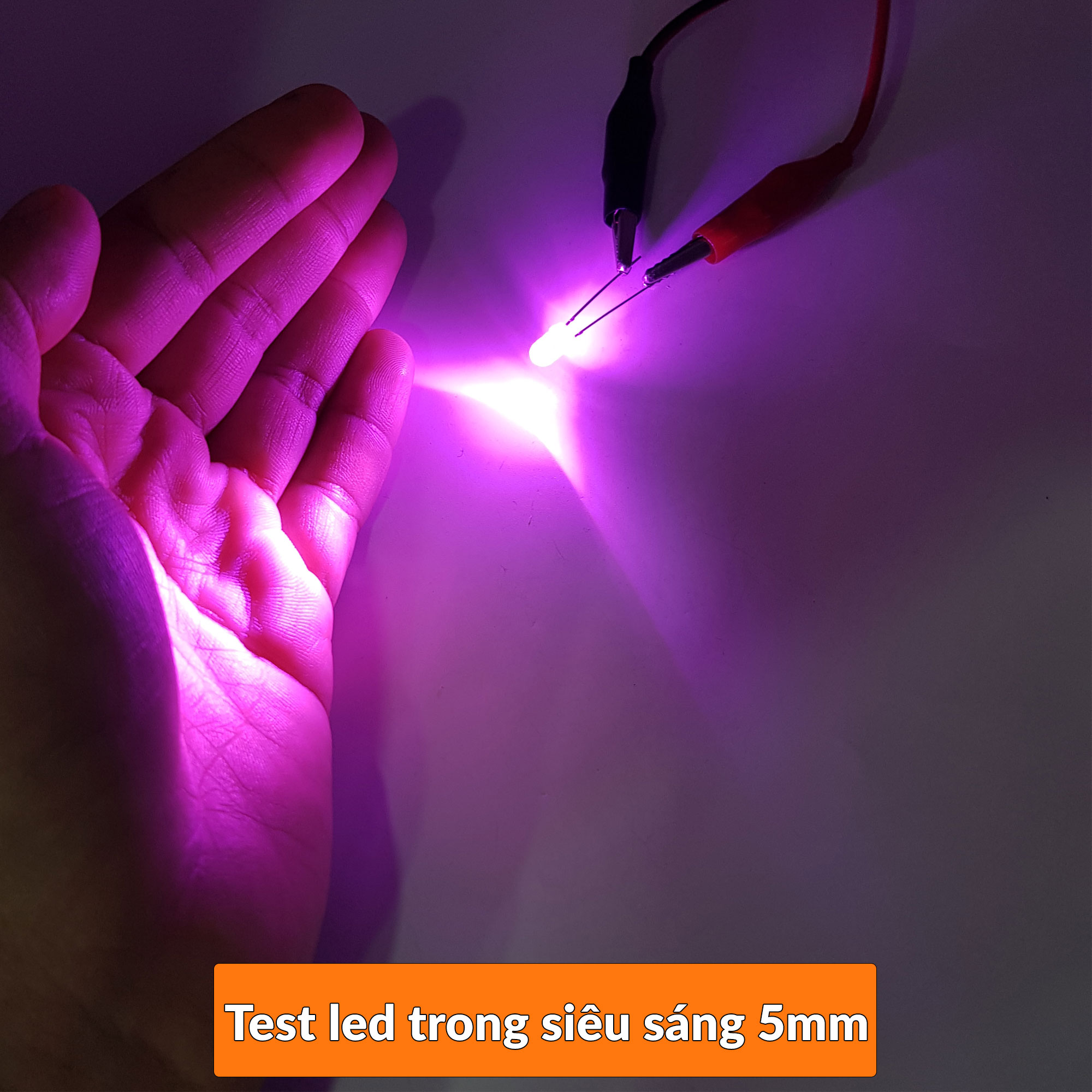 Led 5mm màu Hồng ( 10 con)