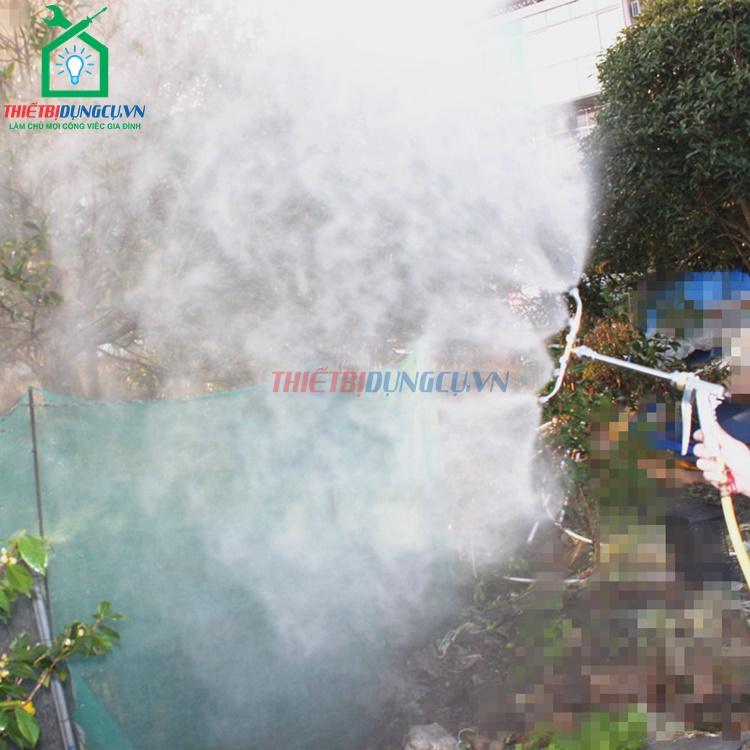 Tay cầm phun sương hình quạt 4 béc