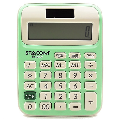 Máy Tính 12 Chữ Số STACOM Bỏ Túi Nhiều Màu - EC202