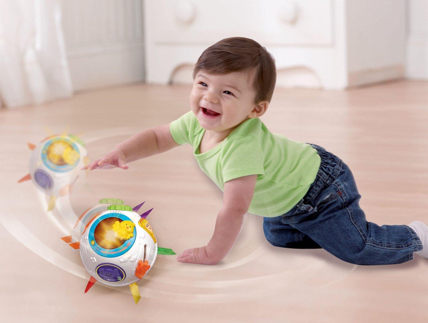 Banh Bóng Tập Bò Cho Bé Hiệu Vtech Màu Trắng