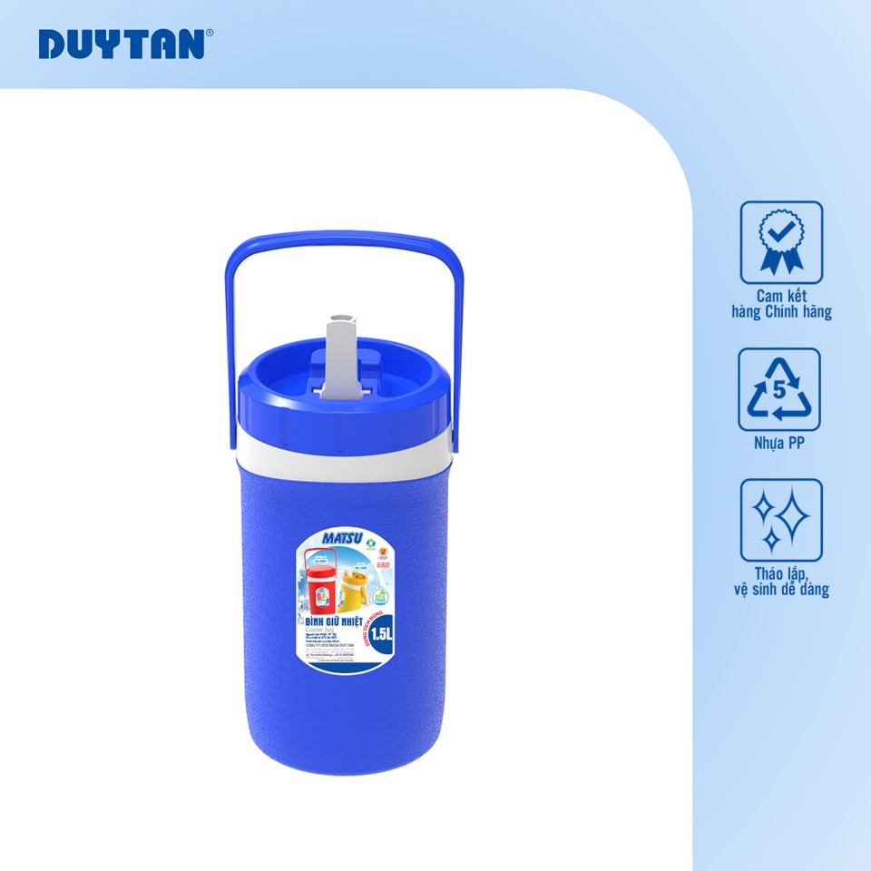 Bình giữ nhiệt Duy Tân 1.5L có vòi