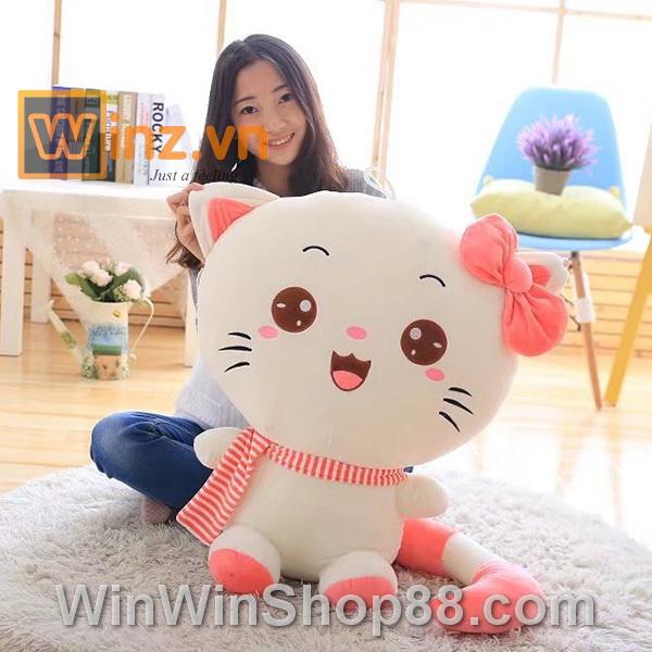 [HCM SHIP NHANH]Gấu bông mèo tiểu thư TNB173 (Mẫu 5, cao 50cm)