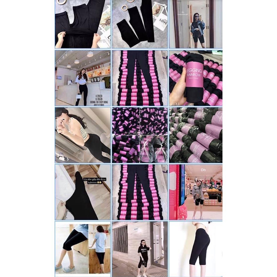 QUẦN DÀI LEGGING DÀI RAINBOW SIÊU MỀM, SIÊU CO GIÃN
