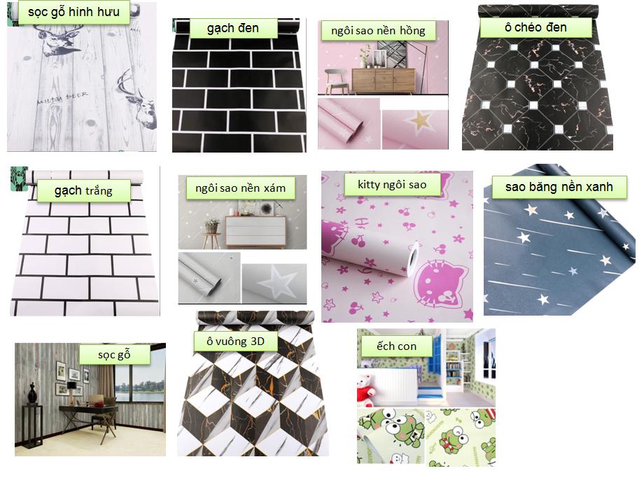 [HCM]Cuộn 5M decal giấy dán tường (có sẵn keo) - ếch xanh