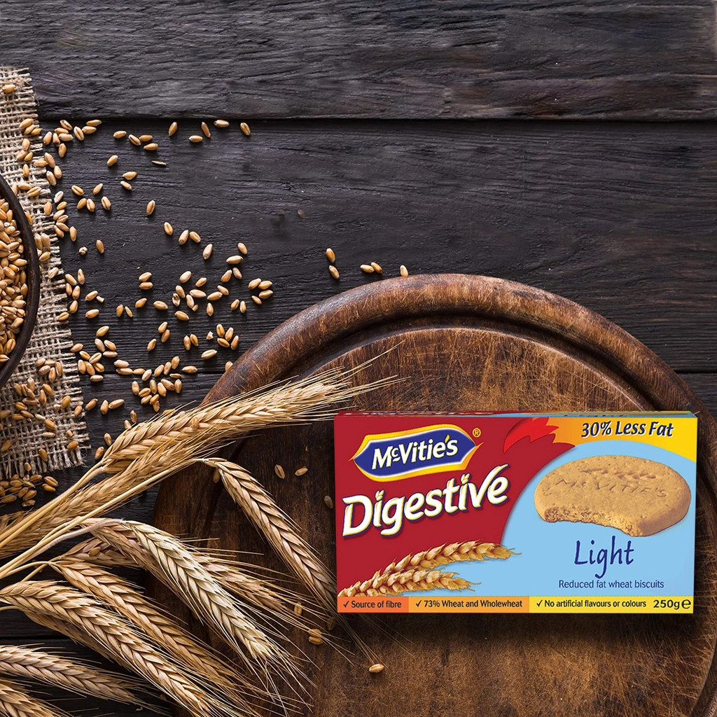 Bánh Quy Lúa Mì Nguyên Cám Ít Béo Mcvitie’S Digestive 250g
