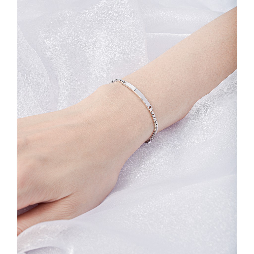 Lắc Tay Bạc MonLilas Thiết Kế Độc Đáo LLT01