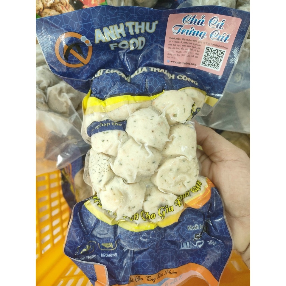 CHẢ CÁ BỌC TRỨNG CÚT ANH THƯ 500G ( CHỈ GIAO HỎA TỐC TRONG VÒNG 2H,chỉ ship HCM)