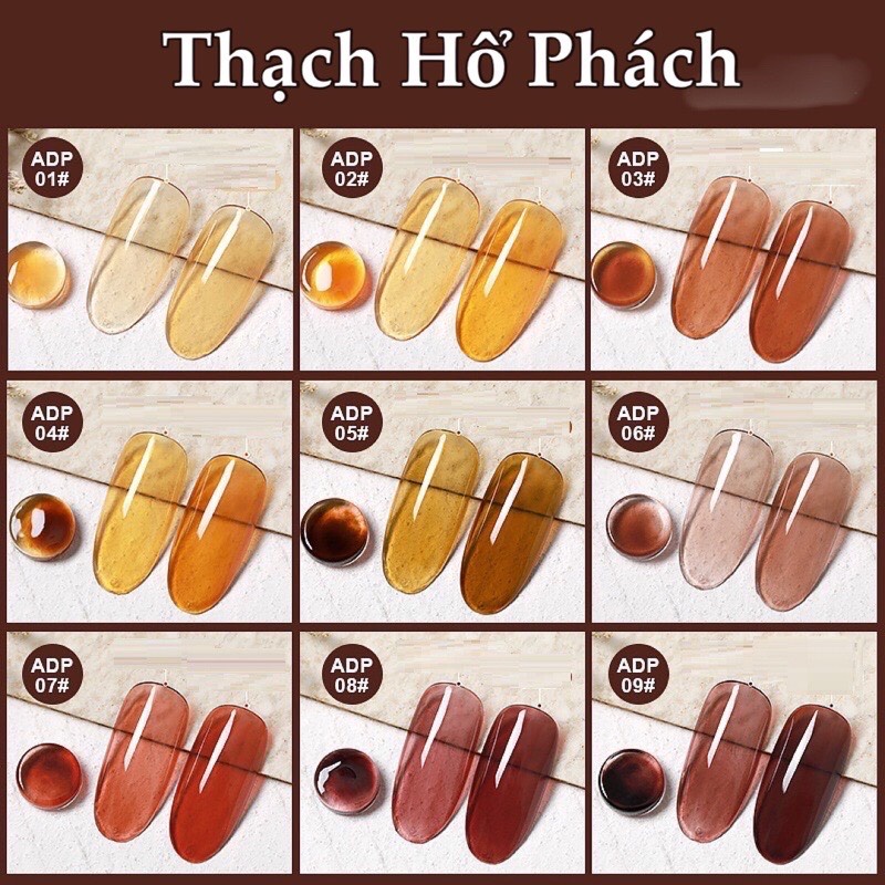 Sơn Gel As Thạch Gỗ mã ADP | Chai đỏ 15ML