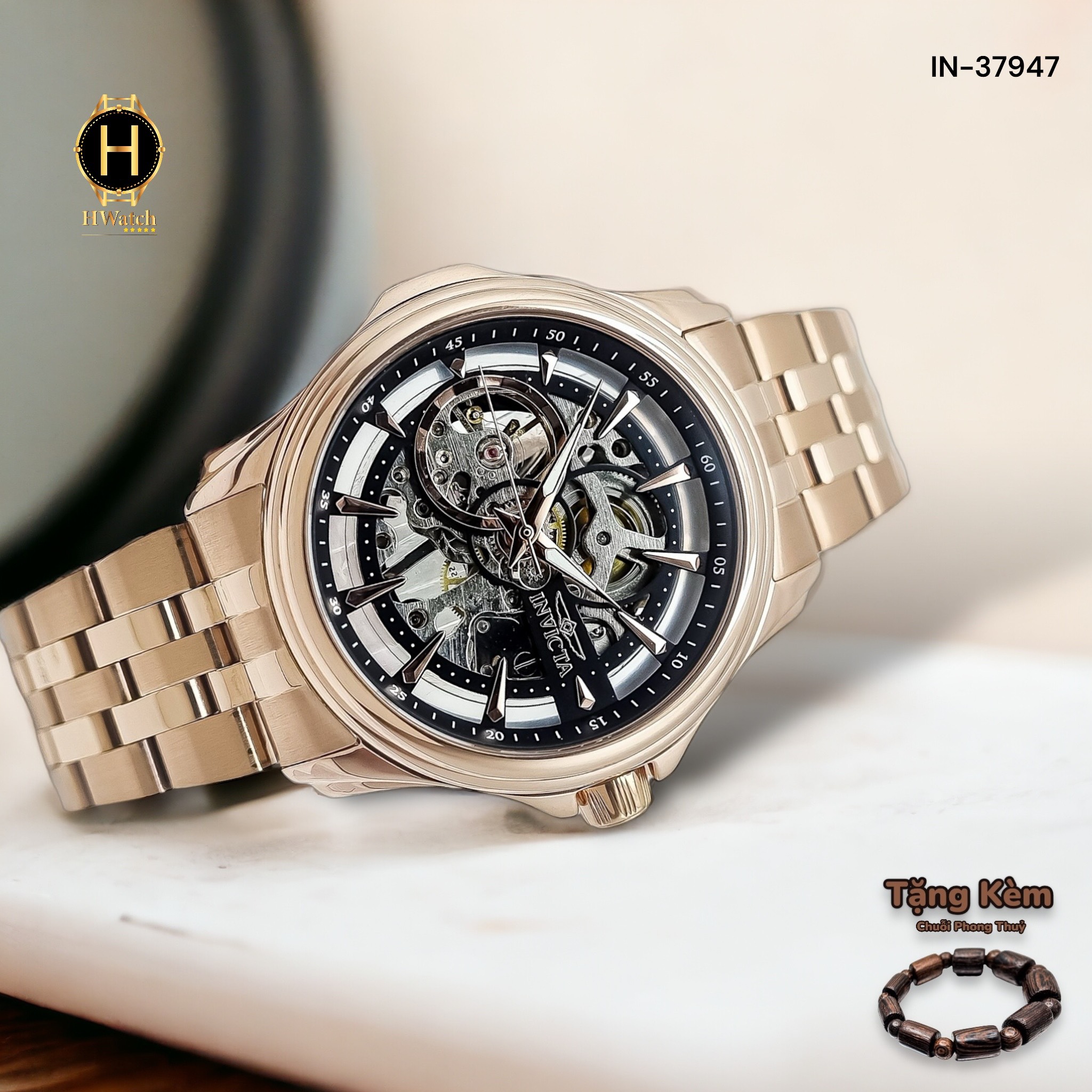 [Có sẵn] [Chính hãng] Đồng Hồ Nam Invicta Automatic IN-37947 Vintage