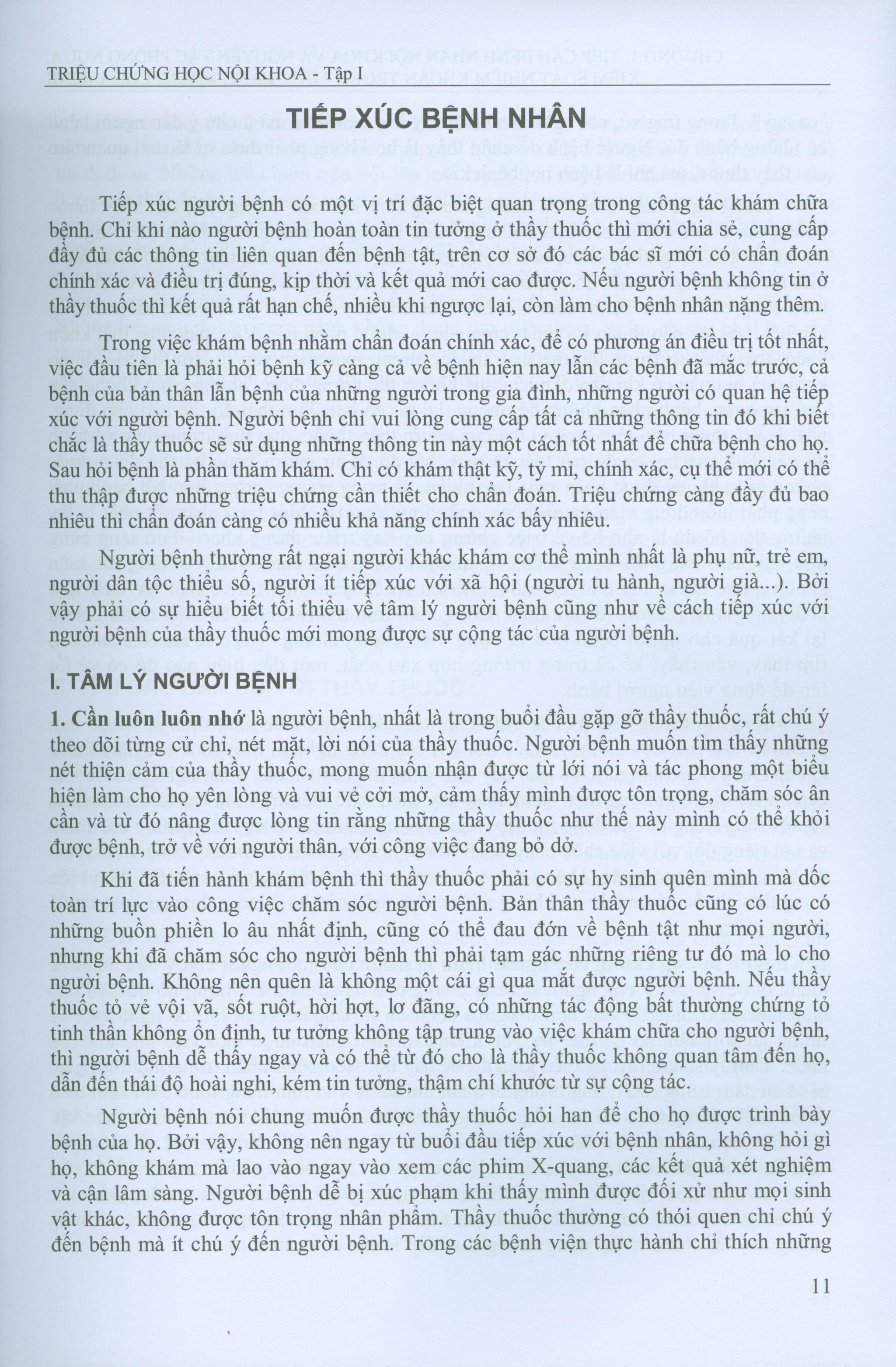 Triệu chứng học nội khoa Tập 1