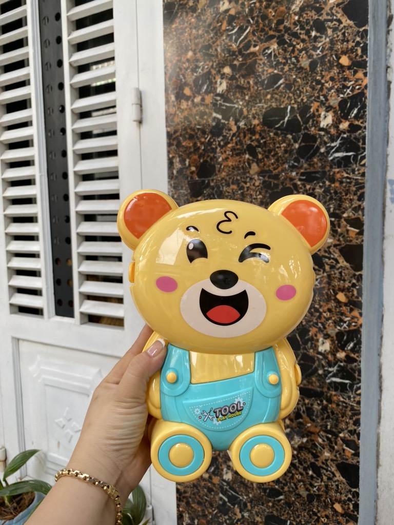 Đồ chơi balo gấu cho bé hkm Vitadairy