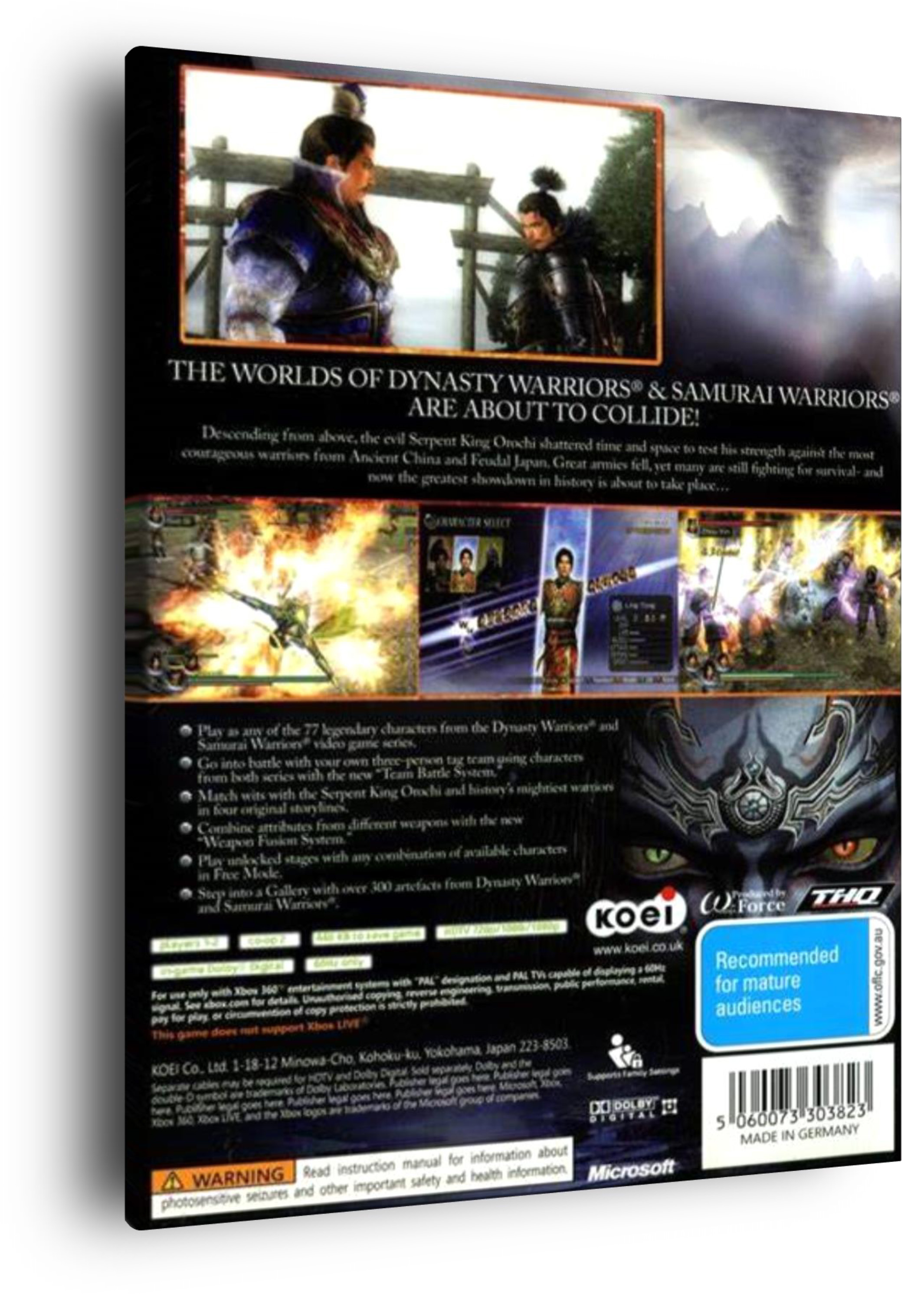 Đĩa game PS2, Warriors Orochi. cho máy game PS2
