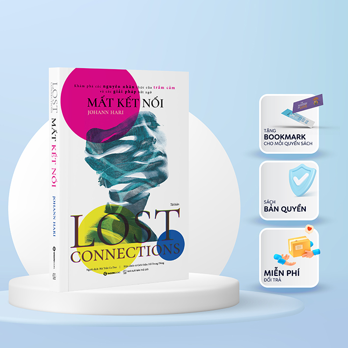 Sách - Mất kết nối (lost connections) - Tác giả: Johann Hari