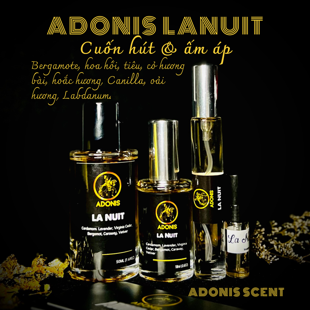 Nước hoa Adonis La Nuit – Cuốn hút và ấm áp
