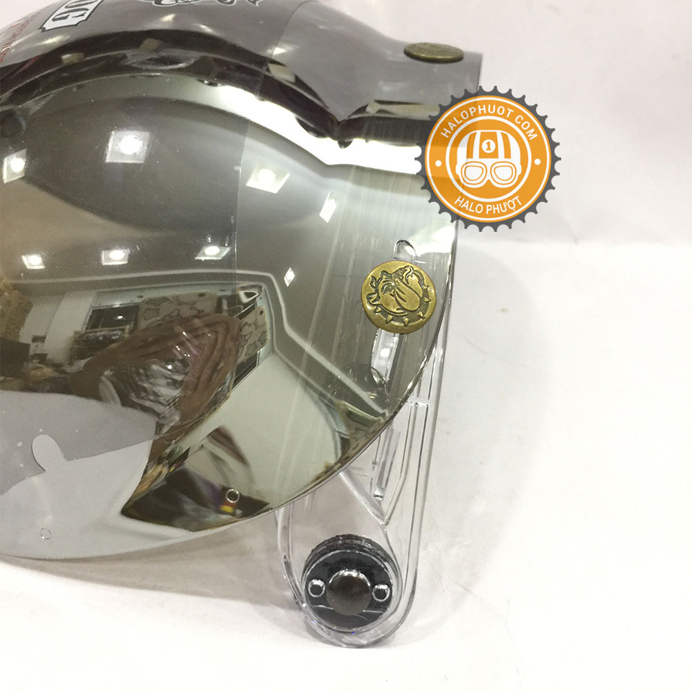 Kính Bubble Bulldog Chính Hãng (gắn nón 3/4)