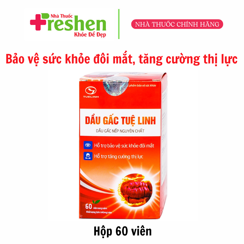 [HCM]Dầu gấc Tuệ Linh lọ 60 viên