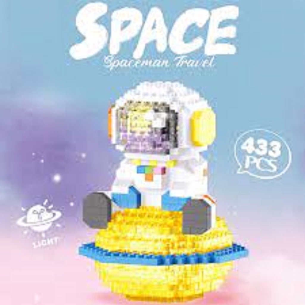 Lego Phi Hành Gia lắp ráp mô hình Dễ Thương Cho Bé SPACE BRICKS