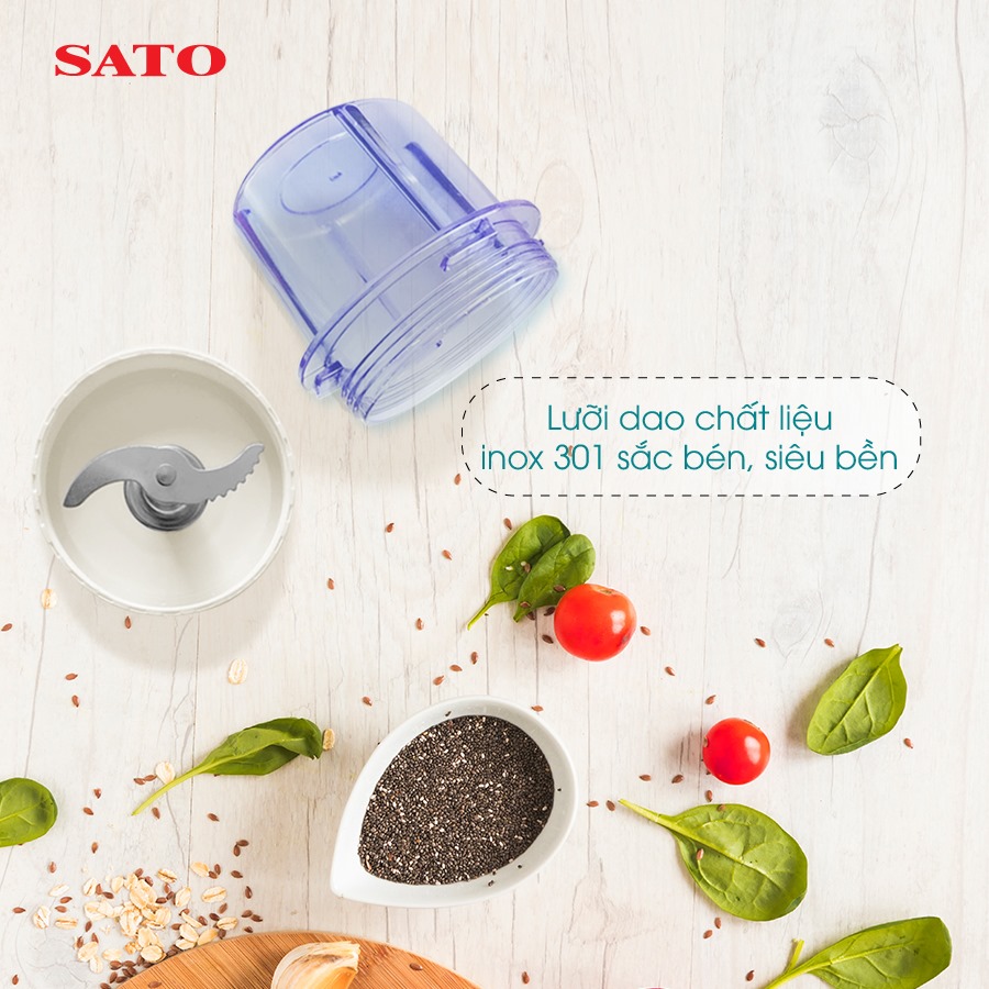 Máy xay sinh tố 3 cối 1.4L Sato MX1101