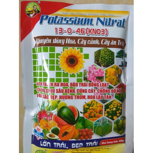 Phân bón NPK 13-0-46 BIOMAX - gói 200G