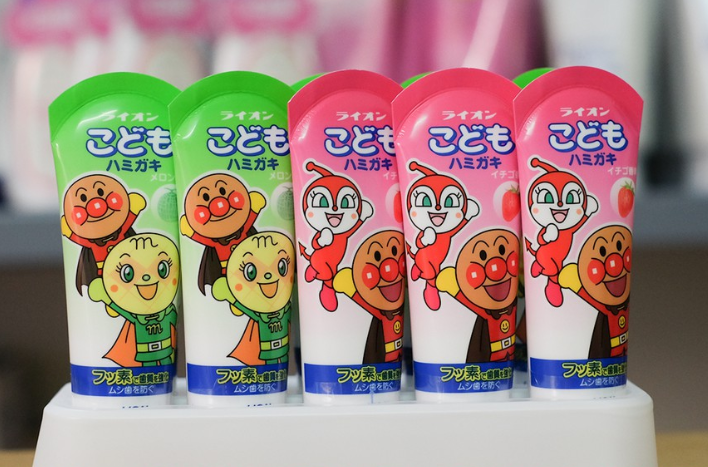 [HCM]Kem đánh răng Lion của Nhật cho bé (nuốt được)
