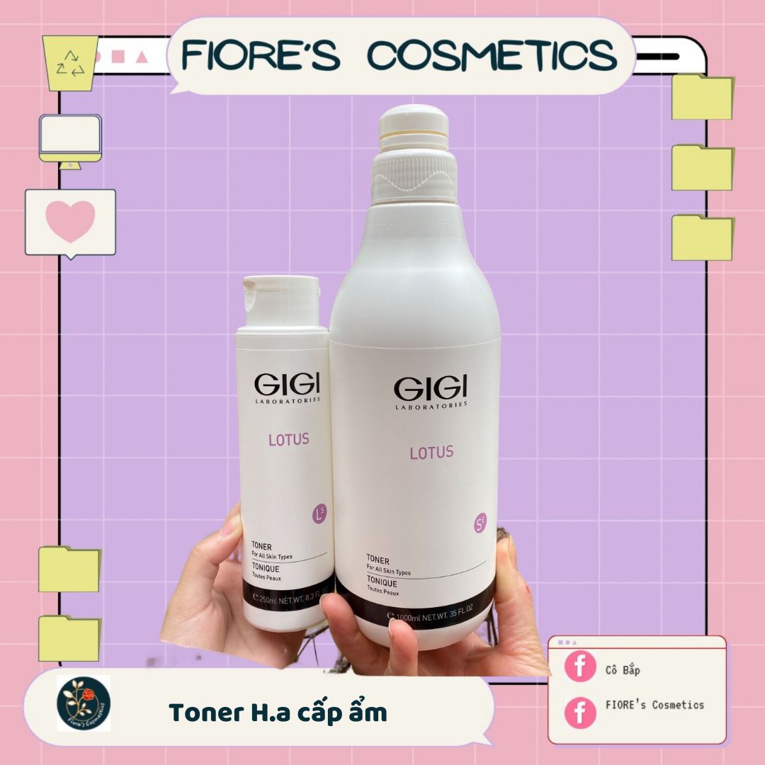 Toner cấp ẩm sâu Gigi Lotus Toner