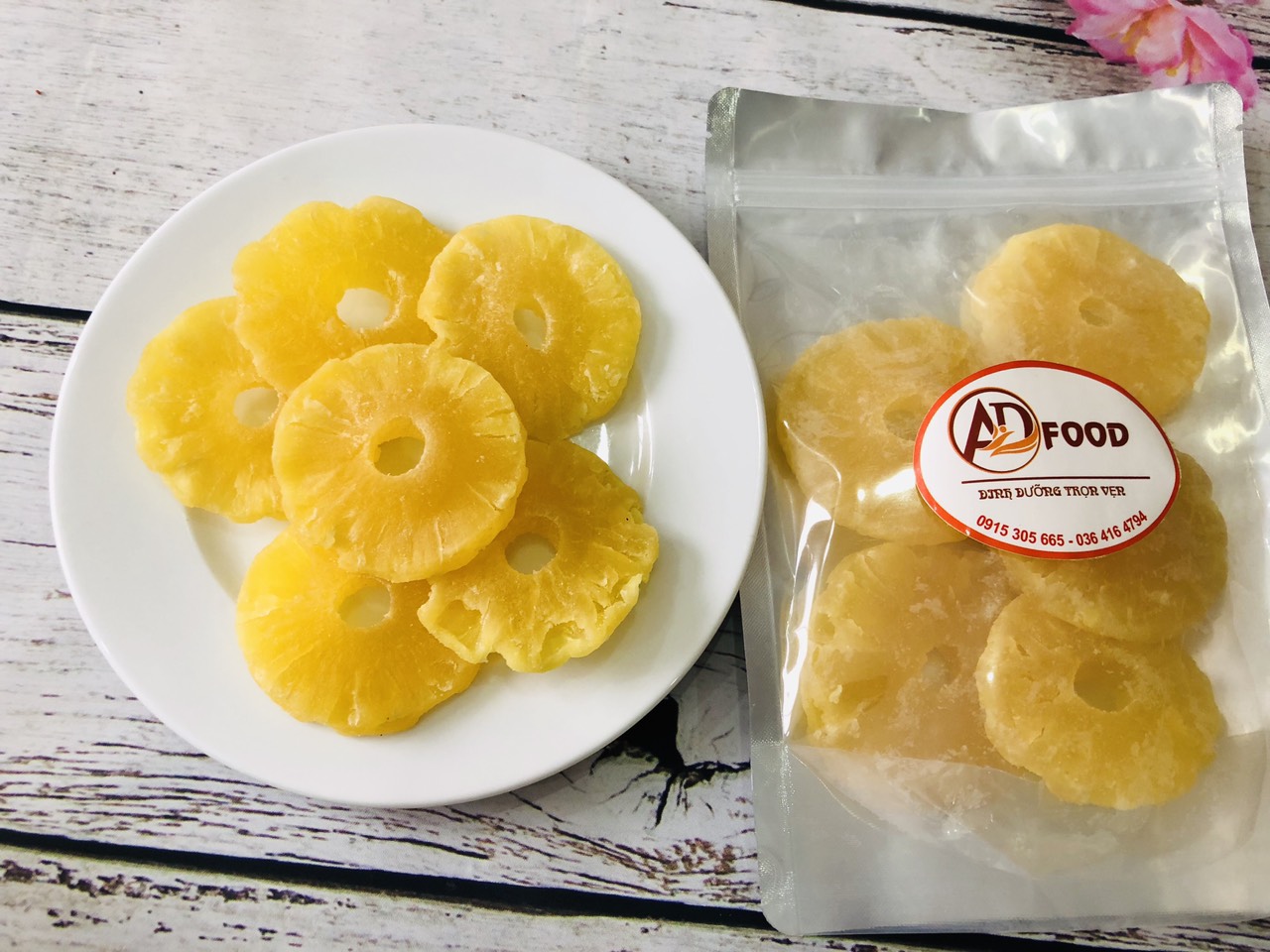 100g dứa sấy dẻo Thái Lan (thơm sấy dẻo)_TiTiMart