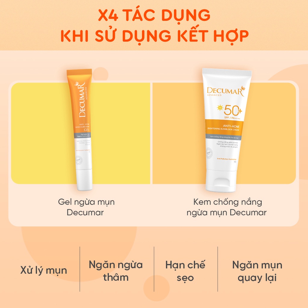 Gel ngừa mụn Nano Decumar Advanced 20g - ngochancosmetics