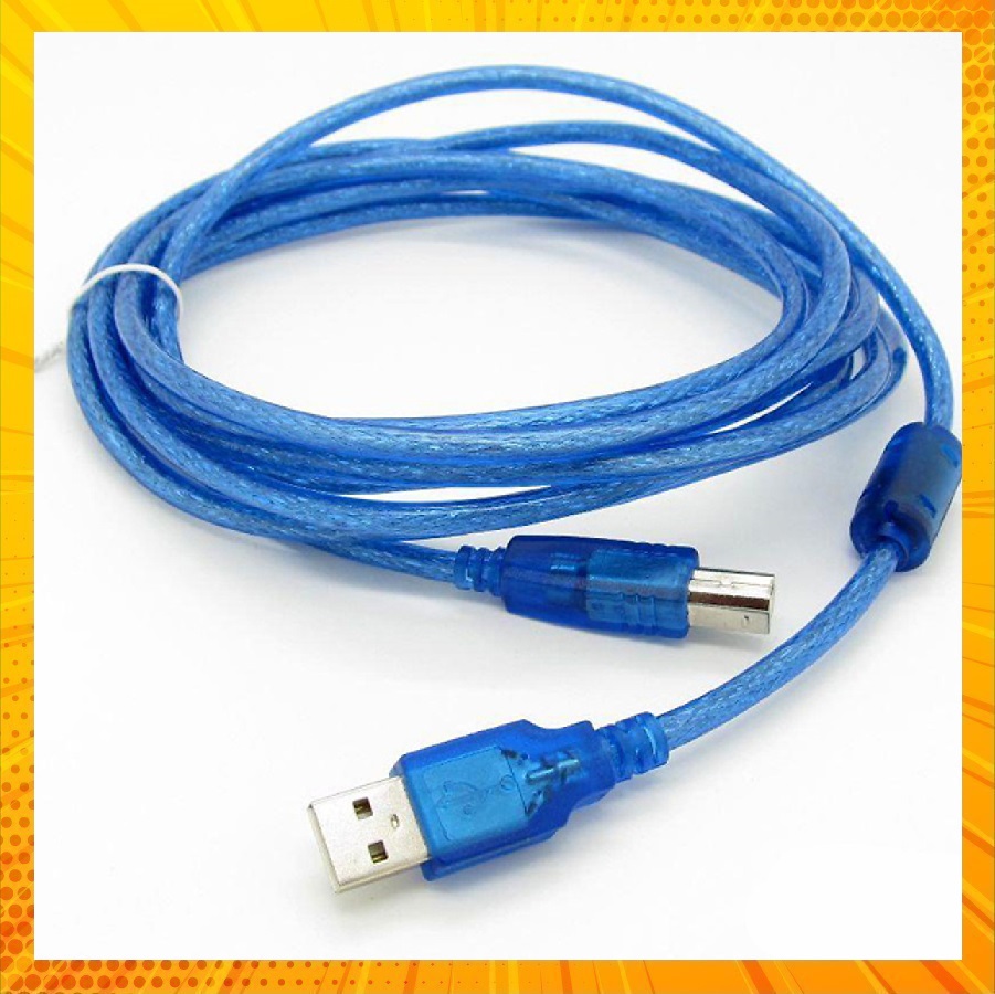 Dây usb máy in 1.5m xanh