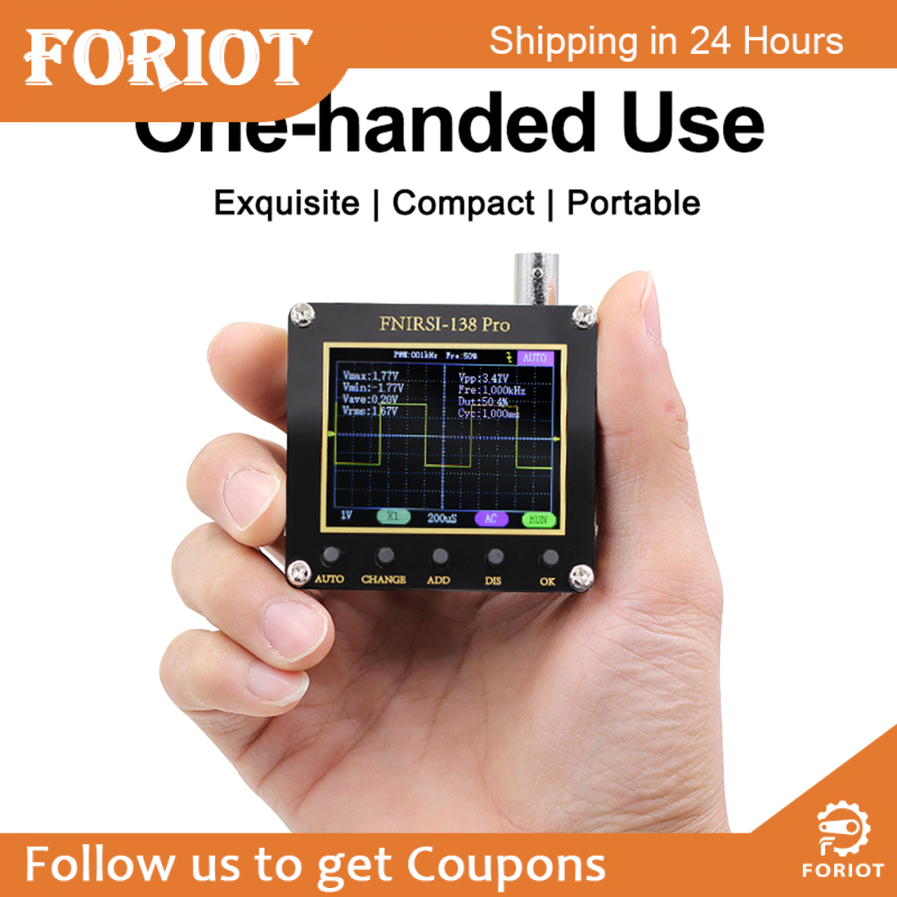 Foriot FNIRSI-138 PRO Handheld Digital Oscilloscope without battery