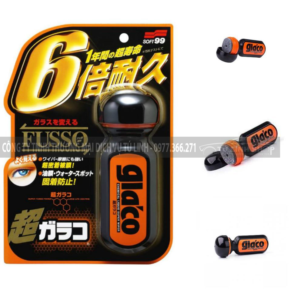 Phủ Nano kính ô tô Ultra Glaco - Soft99 ( Phủ Nano từ 6 đến 12 tháng )