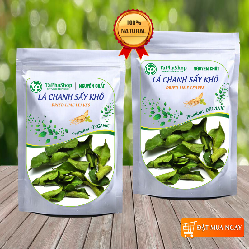 Lá chanh khô 100g - tấn phát