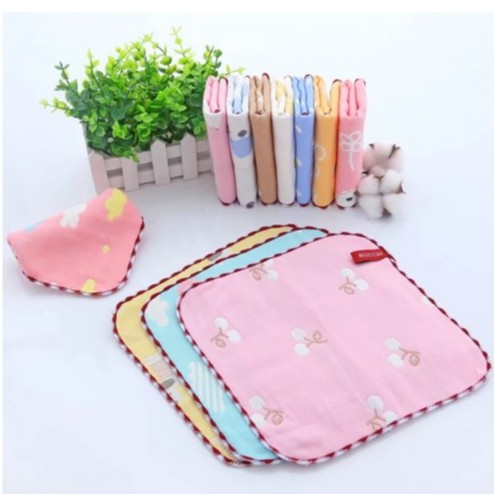 set 20 Khăn xô sữa 6 lớp cho bé 24x24 cm