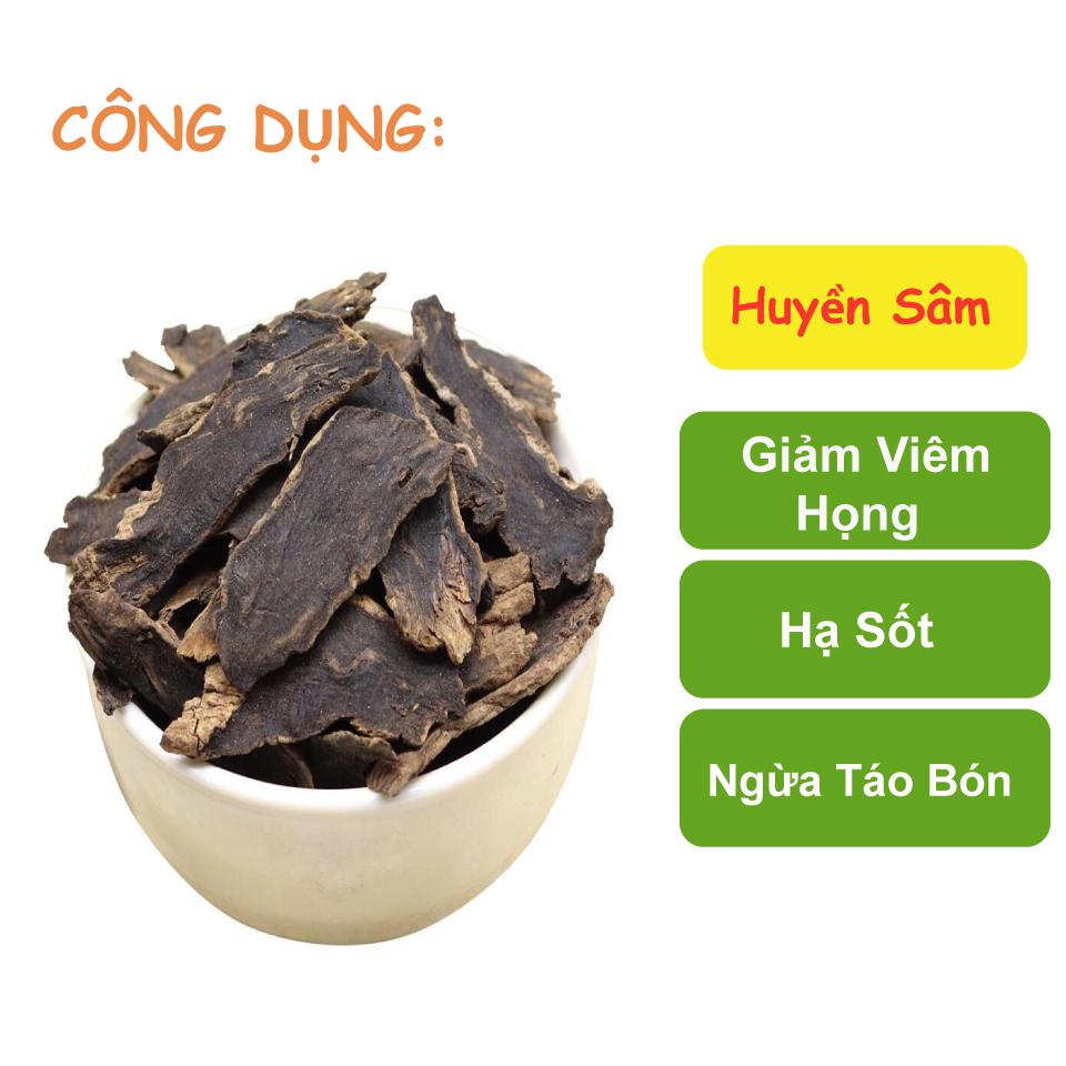 Huyền sâm khô 100g - Tấn Phát