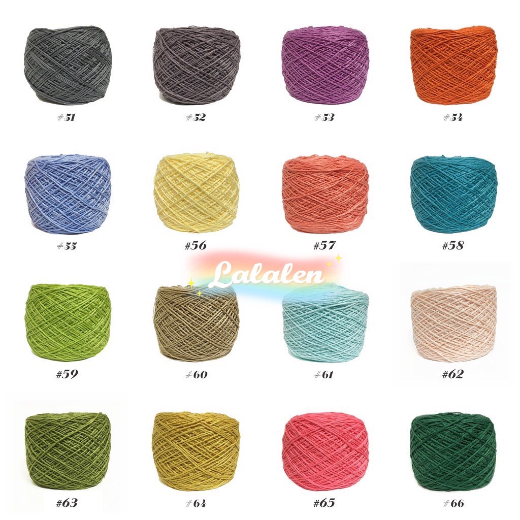Sợi Cotton Việt Nam Cuộn 100gr (Mã 51-98)