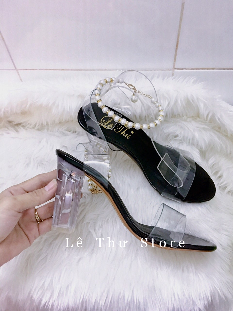 Giày cao gót quai trong chuỗi LT  (SD022)