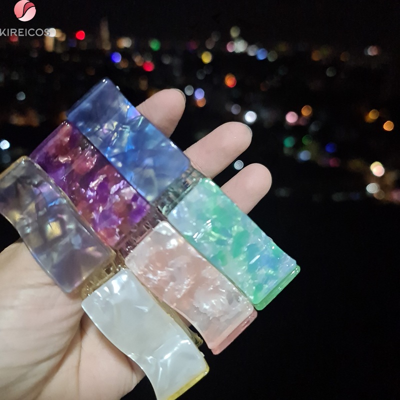 Kẹp tóc gấp tóc 3 chấu lấp lánh nhựa tốt hot trend hàn quốc